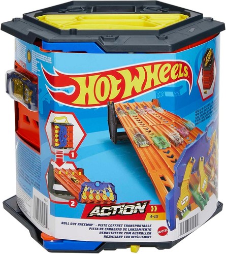 Hot wheels roll out - roll, raceway