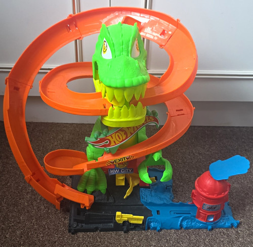 Hot wheels city rex dinosaur - hot,