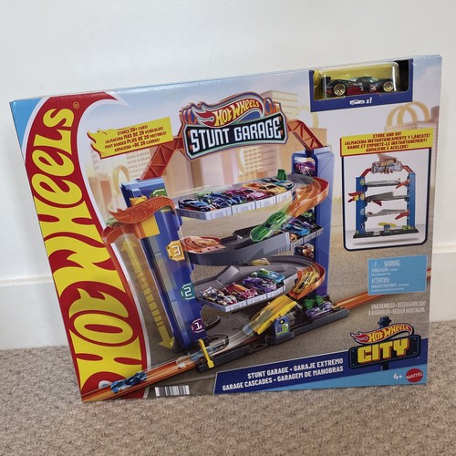 Hot wheels stunt - wheels, garage